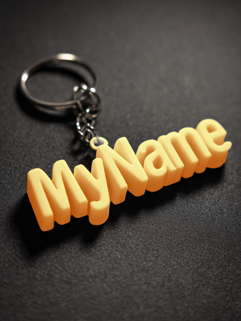 Customisable Name Key Rings
